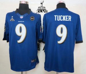 Jerseys Factory Cheap Nike Ravens #9 Justin Tucker Purple Team C