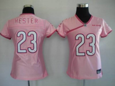 Jerseys Factory Cheap Bears #23 Devin Hester Pink Lady Embroider