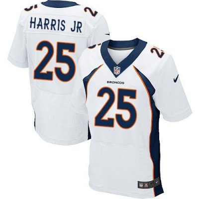 Jerseys Factory Cheap Nike Broncos #25 Chris Harris Jr White Men