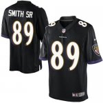 Jerseys Factory Cheap Nike Ravens #89 Steve Smith Black Alternat