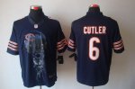 Jerseys Factory Cheap Nike Bears #6 Jay Cutler Navy Blue Team Co