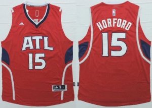 Jerseys Factory Cheap Revolution 30 Hawks #15 Al Horford Red Sti