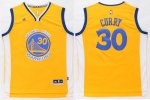 Jerseys Factory Cheap Warriors #30 Stephen Curry Gold Stitched N