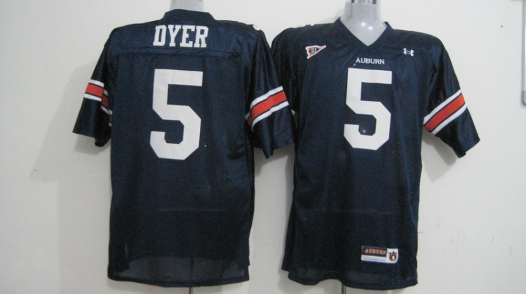 Jerseys Factory Cheap Tigers #5 Michael Dyer Blue Embroidered NC - Click Image to Close