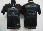 Jerseys Factory Cheap Packers #52 Clay Matthews Lights Out Black