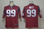 Jerseys Factory Cheap Nike Texans #99 J.J. Watt Red Alternate Wi