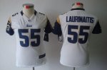 Jerseys Factory Cheap Nike Rams #55 James Laurinaitis White Wome