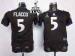 Jerseys Factory Cheap Nike Ravens #5 Joe Flacco Black Alternate
