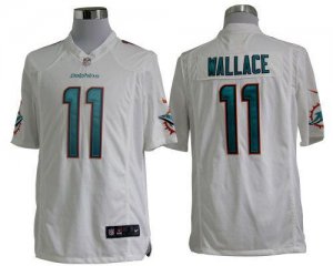 Jerseys Factory Cheap Nike Dolphins #11 Mike Wallace White Men's