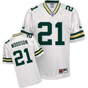 Jerseys Factory Cheap Nike Packers #21 Charles Woodson White Sti