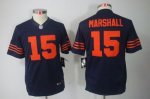 Jerseys Factory Cheap Nike Bears #15 Brandon Marshall Navy Blue