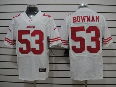 Jerseys Factory Cheap Nike 49ers #53 NaVorro Bowman White Men's