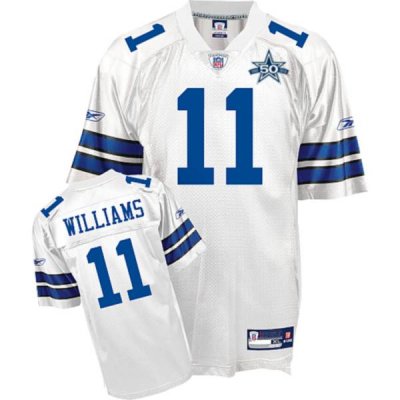 Jerseys Factory Cheap Cowboys #11 Roy Williams White Team 50TH A