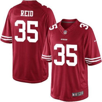 Jerseys Factory Cheap Nike 49ers #35 Eric Reid Red Team Color Me