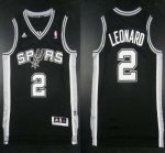 Jerseys Factory Cheap Revolution 30 Spurs #2 Kawhi Leonard Black