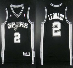Jerseys Factory Cheap Revolution 30 Spurs #2 Kawhi Leonard Black