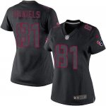 Jerseys Factory Cheap Nike Texans #81 Owen Daniels Black Impact