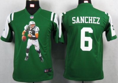 Jerseys Factory Cheap Nike Jets #6 Mark Sanchez Green Team Color