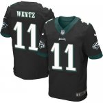 Jerseys Factory Cheap Nike Eagles #11 Carson Wentz Black Alterna
