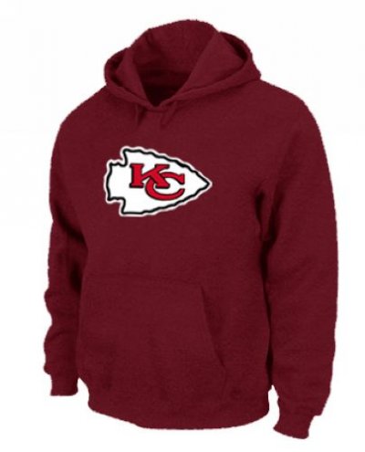 Jerseys Factory Cheap Kansas City Chiefs Logo Pullover Hoodie Re