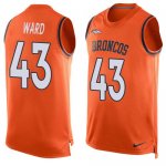 Jerseys Factory Cheap Nike Broncos #43 T.J. Ward Orange Team Col