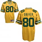 Jerseys Factory Cheap Nike Packers #80 Donald Driver Yellow Stit