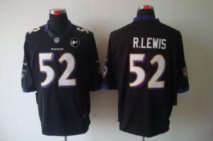 Jerseys Factory Cheap Nike Ravens #52 Ray Lewis Black Alternate