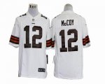 Jerseys Factory Cheap Nike Browns #12 Colt McCoy White Men's Emb