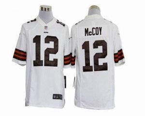 Jerseys Factory Cheap Nike Browns #12 Colt McCoy White Men's Emb