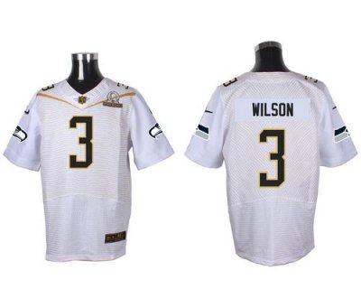 Jerseys Factory Cheap Nike Seahawks #3 Russell Wilson White 2016