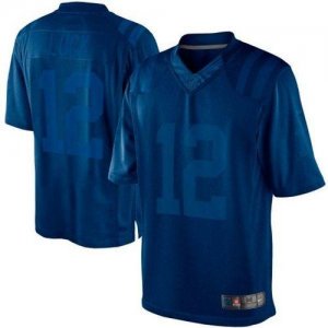 Jerseys Factory Cheap Nike Colts #12 Andrew Luck Royal Blue Men'