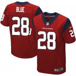 Jerseys Factory Cheap Nike Texans #28 Alfred Blue Red Alternate