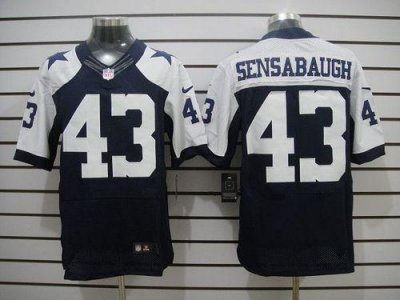 Jerseys Factory Cheap Nike Cowboys #43 Gerald Sensabaugh Navy Bl