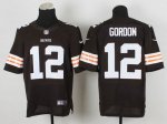 Jerseys Factory Cheap Nike Browns #12 Josh Gordon Brown Team Col
