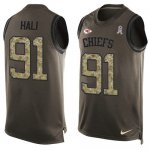 Jerseys Factory Cheap Nike Chiefs #91 Tamba Hali Green Men's Sti