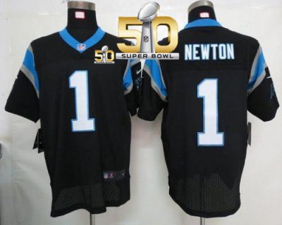 Jerseys Factory Cheap Nike Panthers #1 Cam Newton Black Team Col