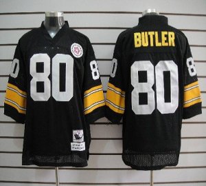 Jerseys Factory Cheap Mitchell And Ness Steelers #80 Jack Butler