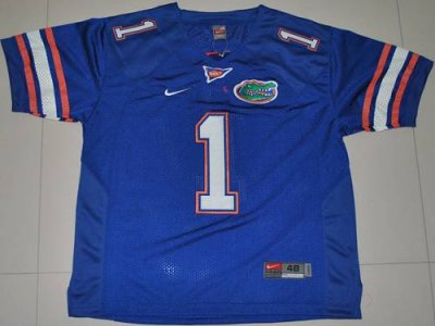 Jerseys Factory Cheap Gators #1 Chris Rainey Blue Embroidered NC