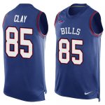 Jerseys Factory Cheap Nike Bills #85 Charles Clay Royal Blue Tea
