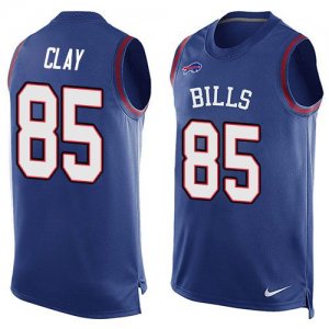 Jerseys Factory Cheap Nike Bills #85 Charles Clay Royal Blue Tea