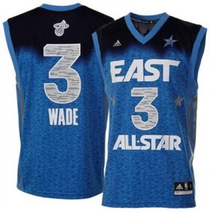 Jerseys Factory Cheap 2012 All Star Heat #3 Dwyane Wade Blue Sti