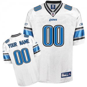 Jerseys Factory Cheap Lions Personalized Authentic White NFL Jer