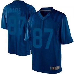 Jerseys Factory Cheap Nike Colts #87 Reggie Wayne Royal Blue Men