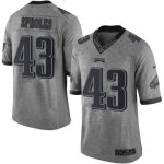 Jerseys Factory Cheap Nike Eagles #43 Darren Sproles Gray Men's
