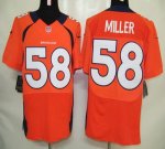 Jerseys Factory Cheap Nike Broncos #58 Von Miller Orange Team Co