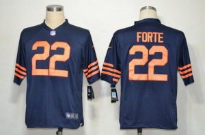 Jerseys Factory Cheap Nike Bears #22 Matt Forte Navy Blue 1940s