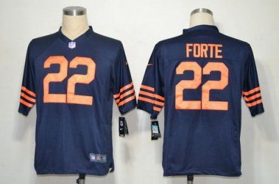 Jerseys Factory Cheap Nike Bears #22 Matt Forte Navy Blue 1940s