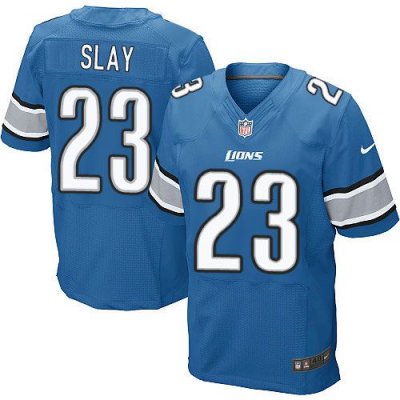 Jerseys Factory Cheap Nike Lions #23 Darius Slay Blue Team Color