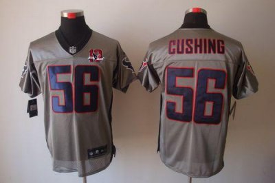 Jerseys Factory Cheap Nike Texans #56 Brian Cushing Grey Shadow