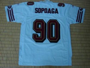 Jerseys Factory Cheap 49ers Isaac Sopoaga #90 Stitched White NFL
